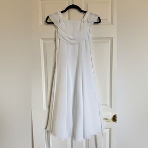 Girls' Us Angels White Formal Dress